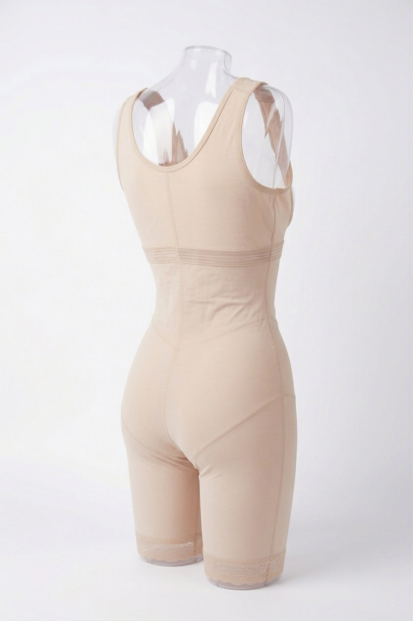 Sleeveless Mid Thigh Post Op Compression Faja