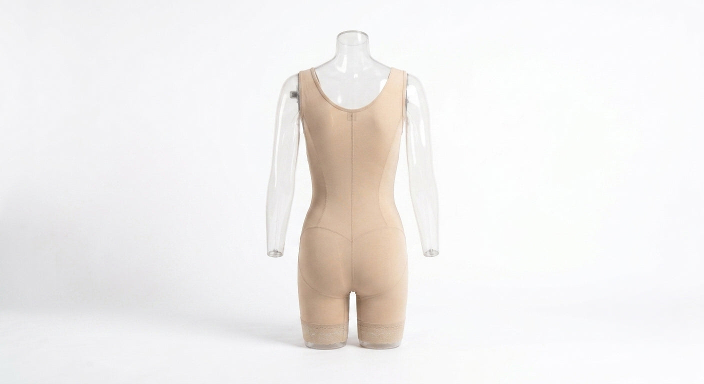 Sleeveless Mid Thigh Post Op Compression Faja