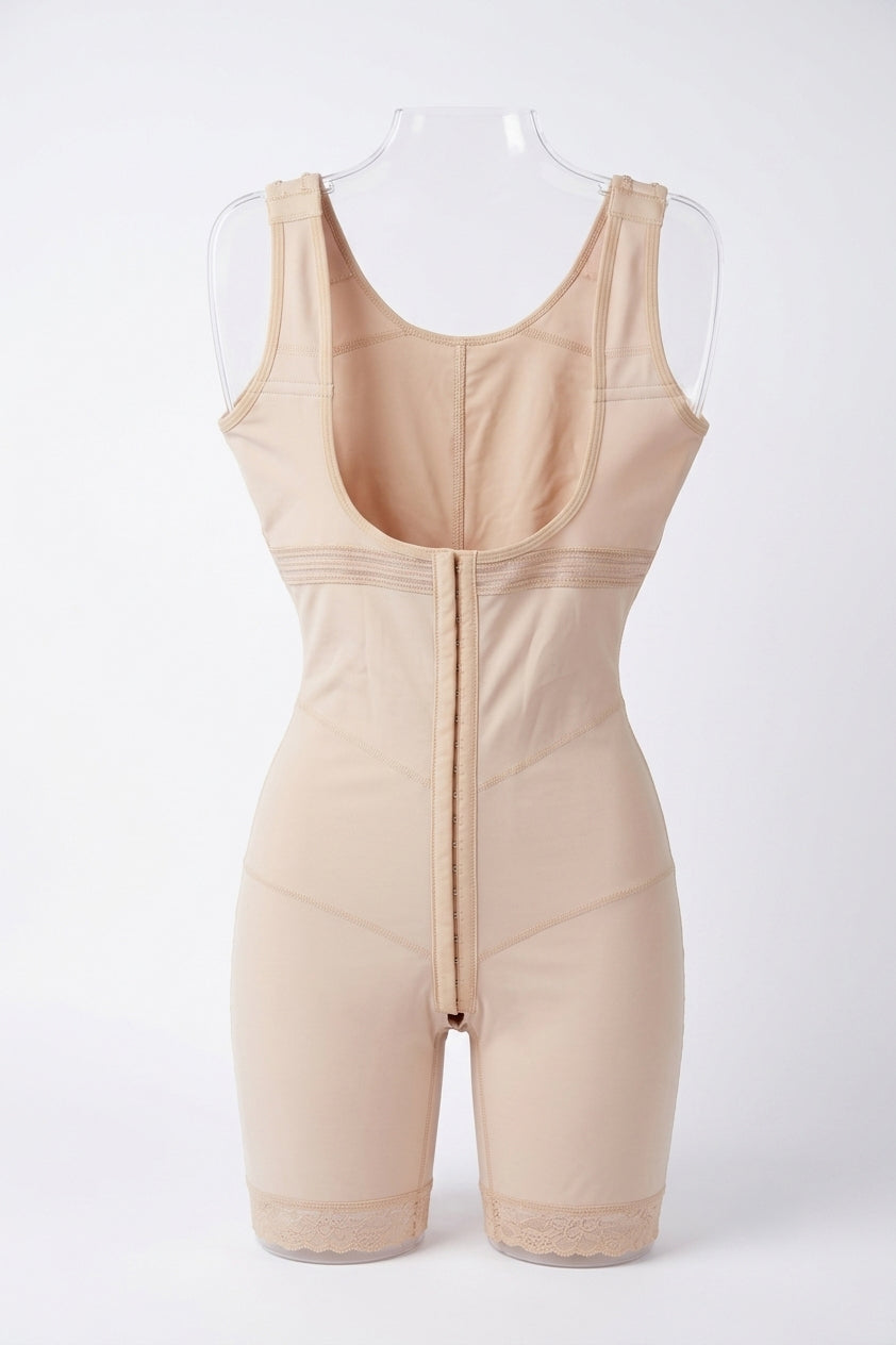 Sleeveless Mid Thigh Post Op Compression Faja